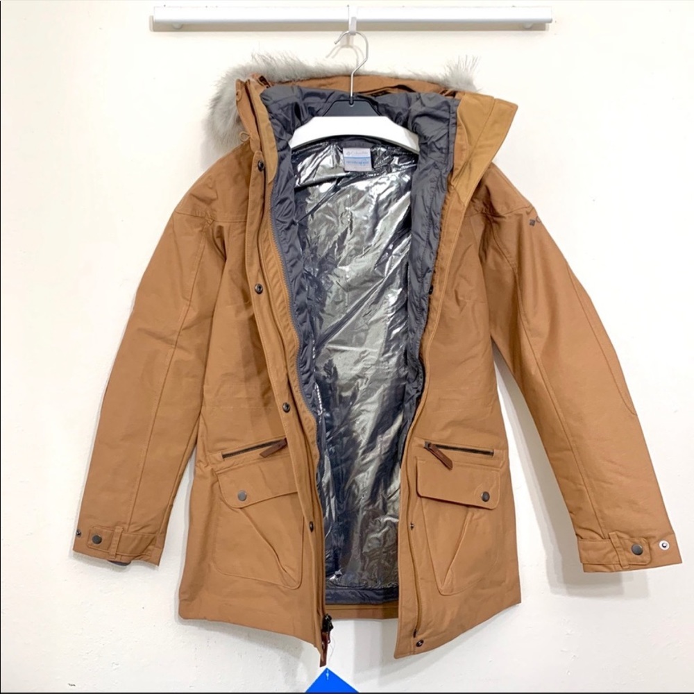 Columbia Carson Pass Faux Fur Trim Hooded Jacket